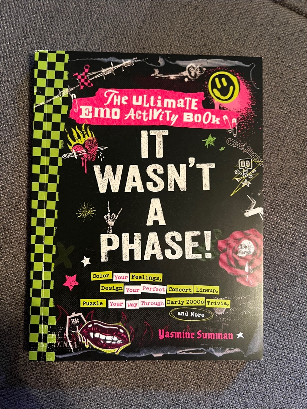 It Wasn't a Phase! Emo Activity Book — Black & Pink
